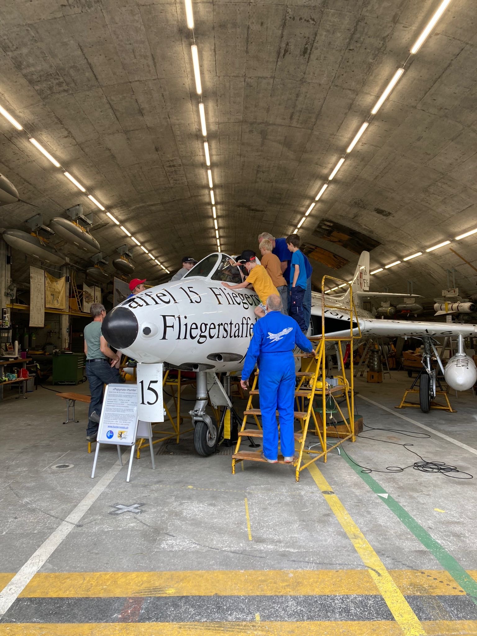 Besuch Papyrushunter und Unterstand U20