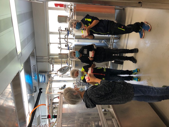 Herstellung von Mountain icecream