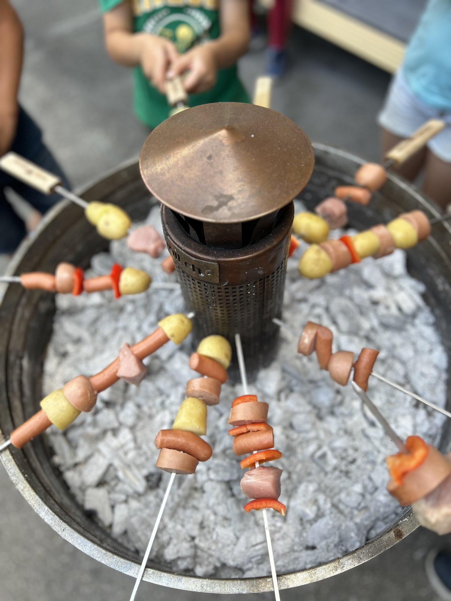 Besuch in der Metzgerei