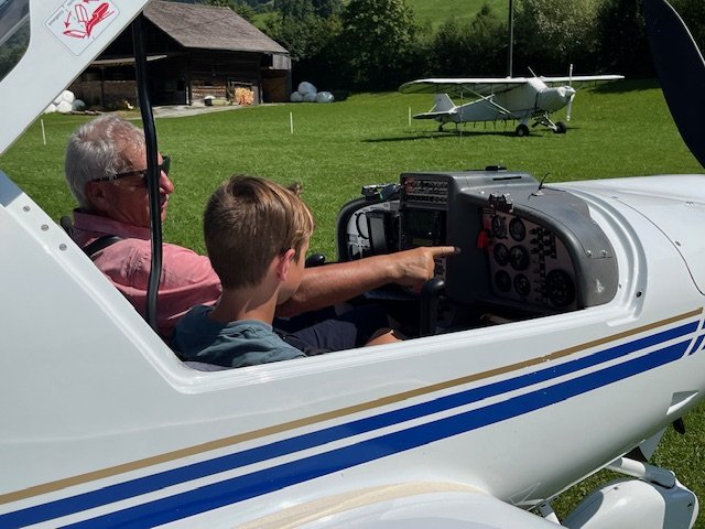 Segel- und Motorflug