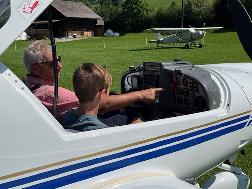 Segel- und Motorflug