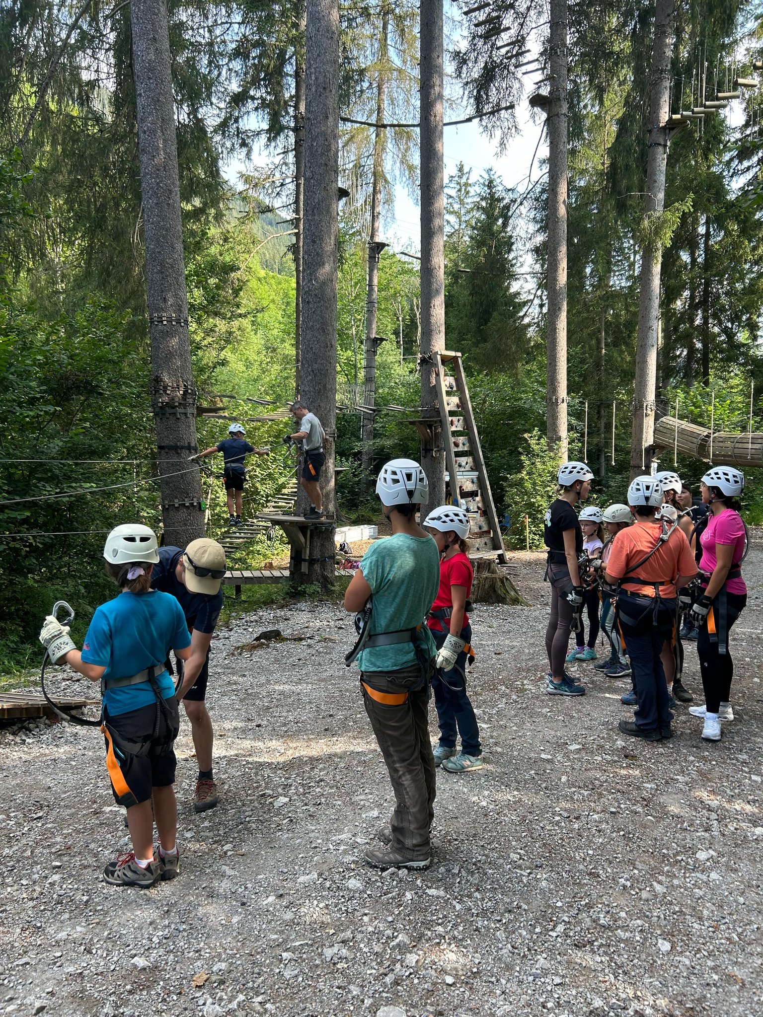 Klettern im Seilpark