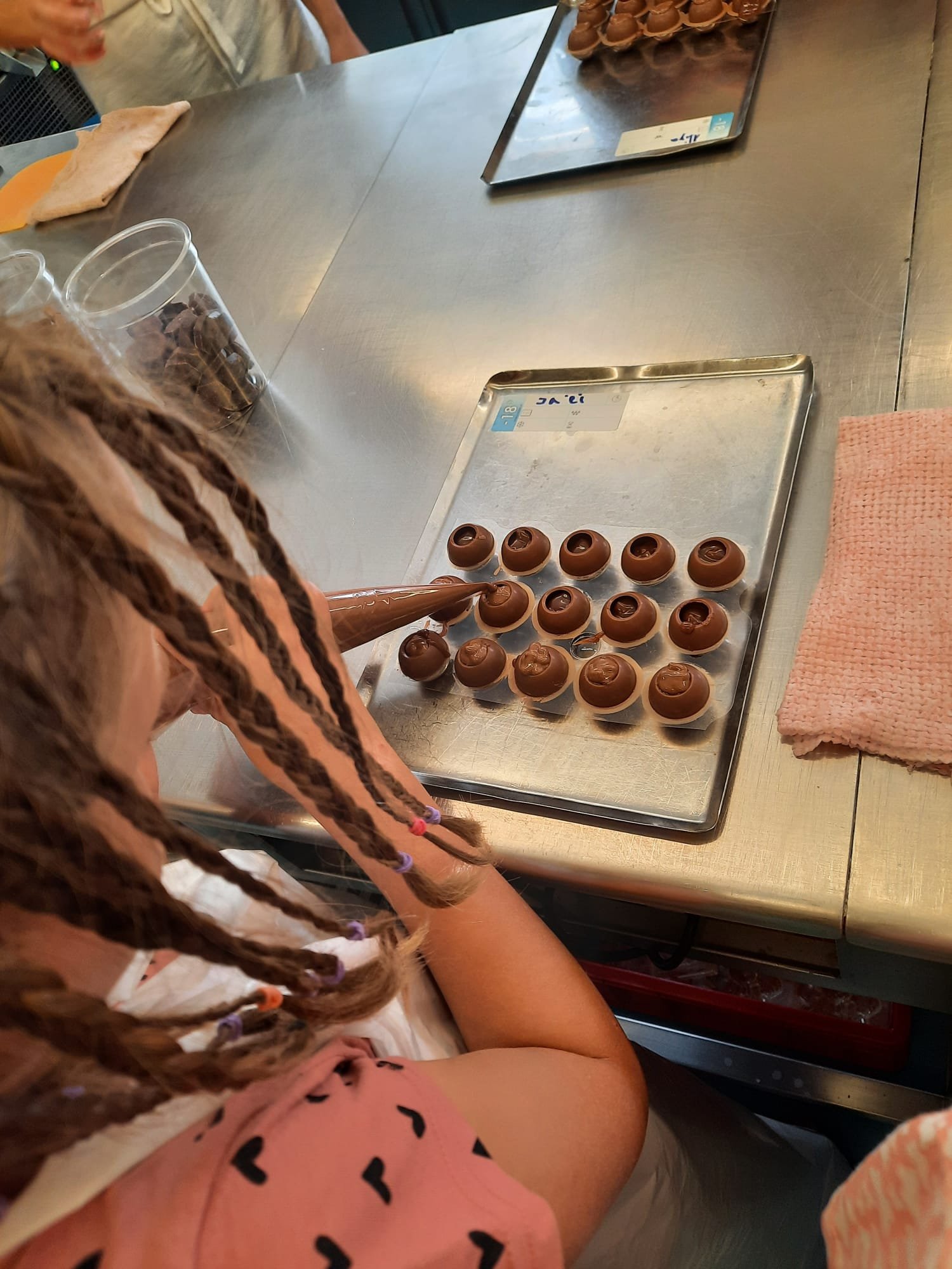 Arbeiten mit Schokolade