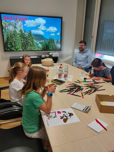 Bänker-in für einen Tag in der Raiffeisenbank