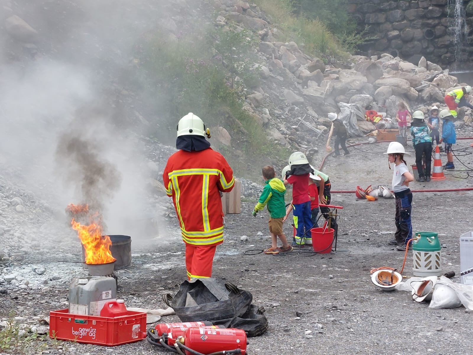 Besuch bei der Feuerwehr